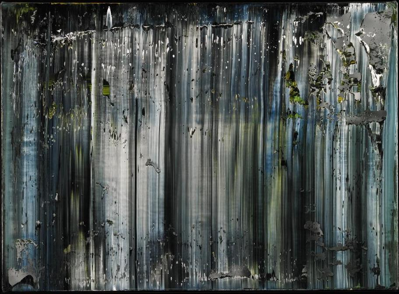 Gerhard Richter, Rain (2), 1988, oil, canvas, squeegee. You might remember his work from the album cover of Sonic Youth’s Daydream Nation.